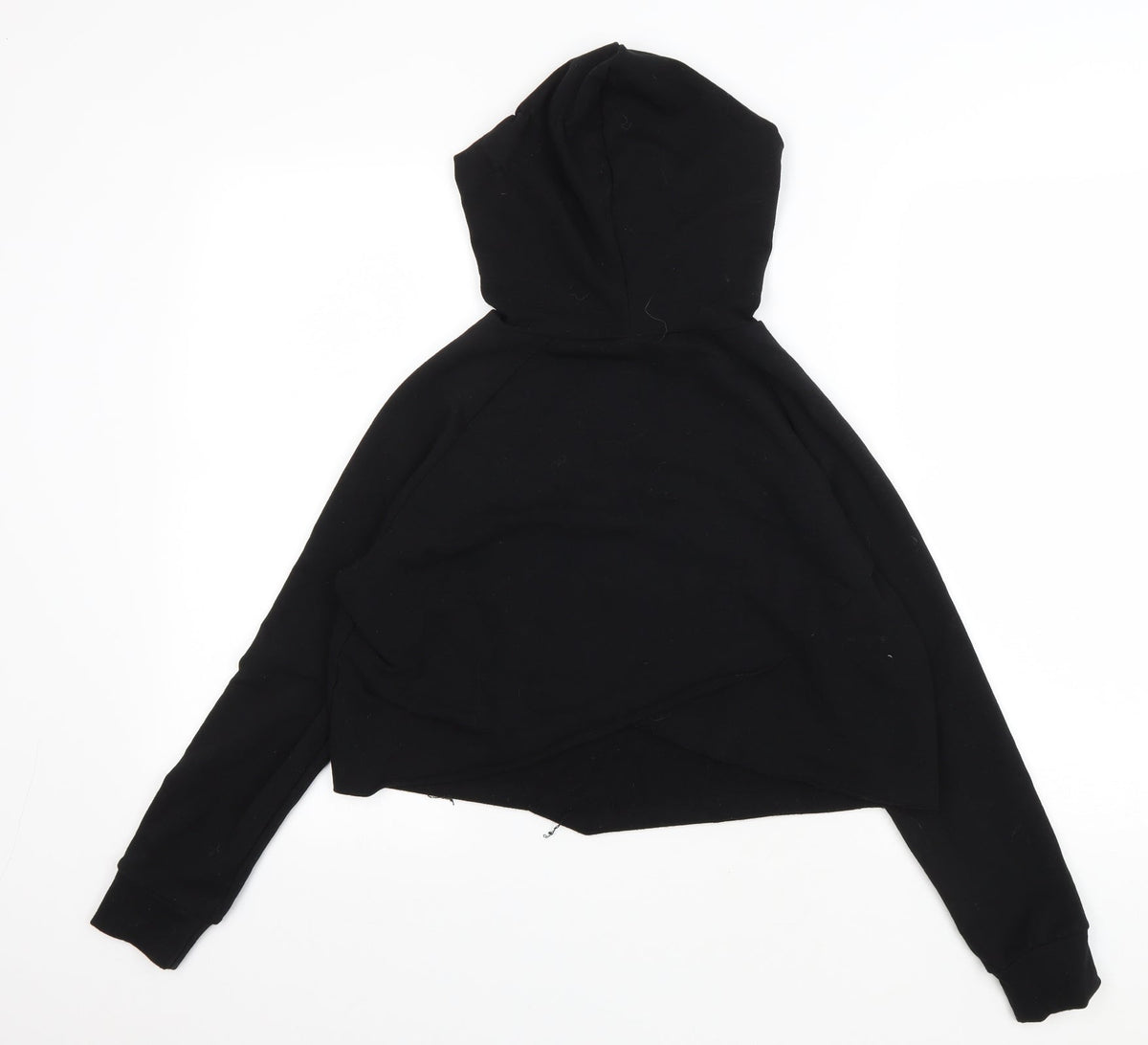 Barbell Warrior Womens Black Cotton Pullover Hoodie Size S Pullover - Logo