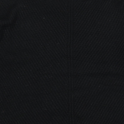 Primark Womens Black Mock Neck Acrylic Pullover Jumper Size 12