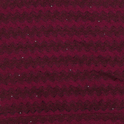 Epilogue Womens Purple Striped Polyester Basic T-Shirt Size 10 Scoop Neck