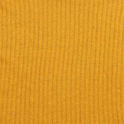 Primark Womens Yellow Round Neck Polyester Pullover Jumper Size XL