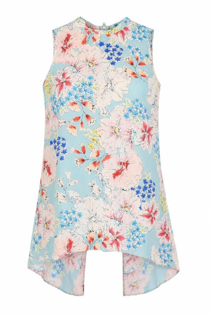 Womens UK Size 8 Primark Multicoloured Tunic Blouse