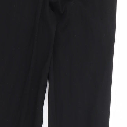Womens UK Size M Zara Regular Fit  Black Trousers