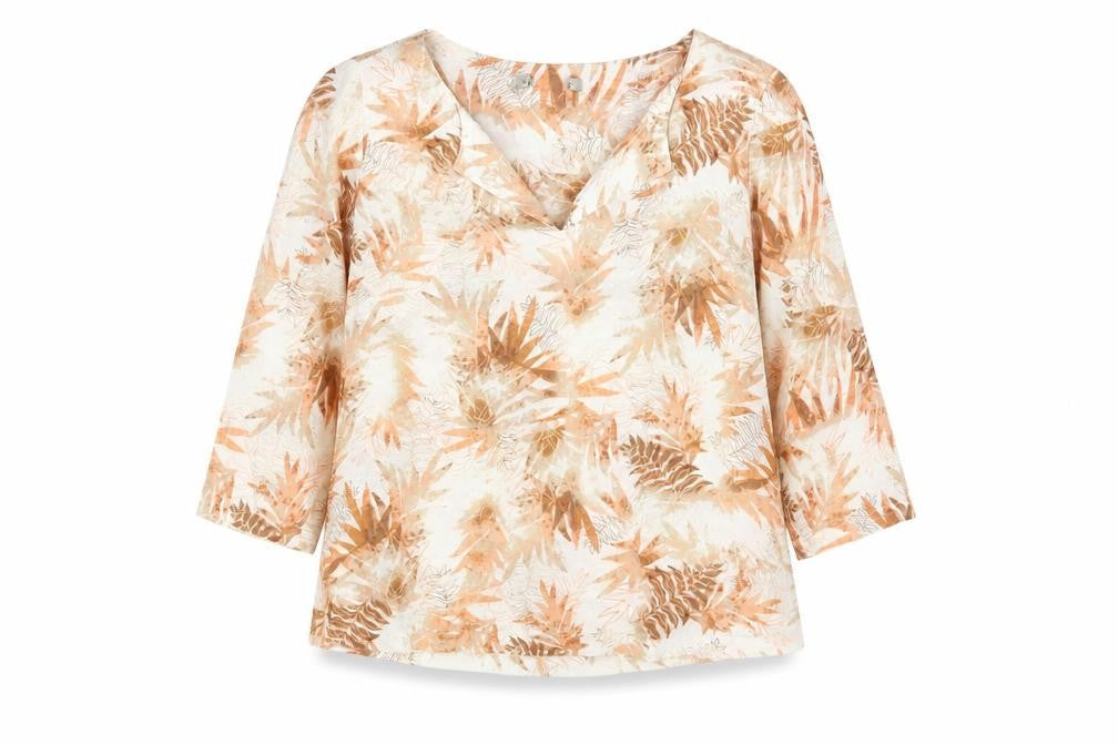Womens UK Size 10 Marks and Spencer Orange Basic Blouse