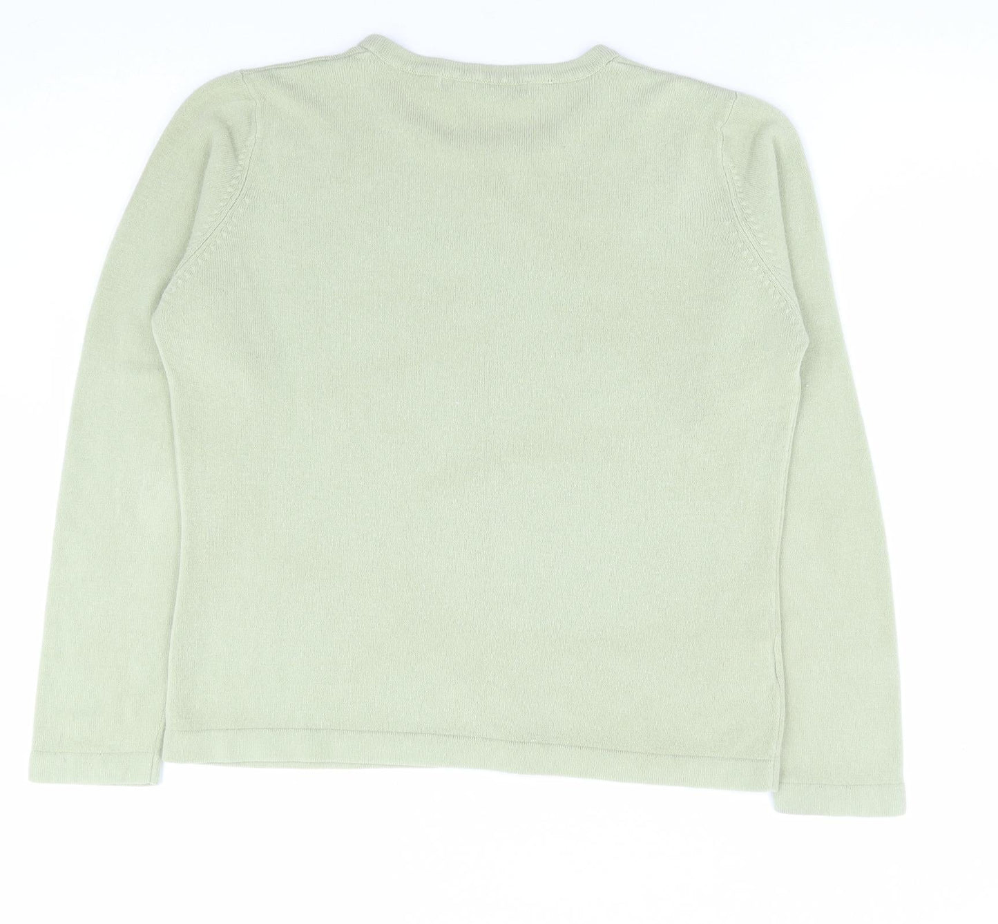 Womens UK Size 12 JDV Green Pullover Jumper