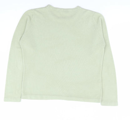 Womens UK Size 12 JDV Green Pullover Jumper