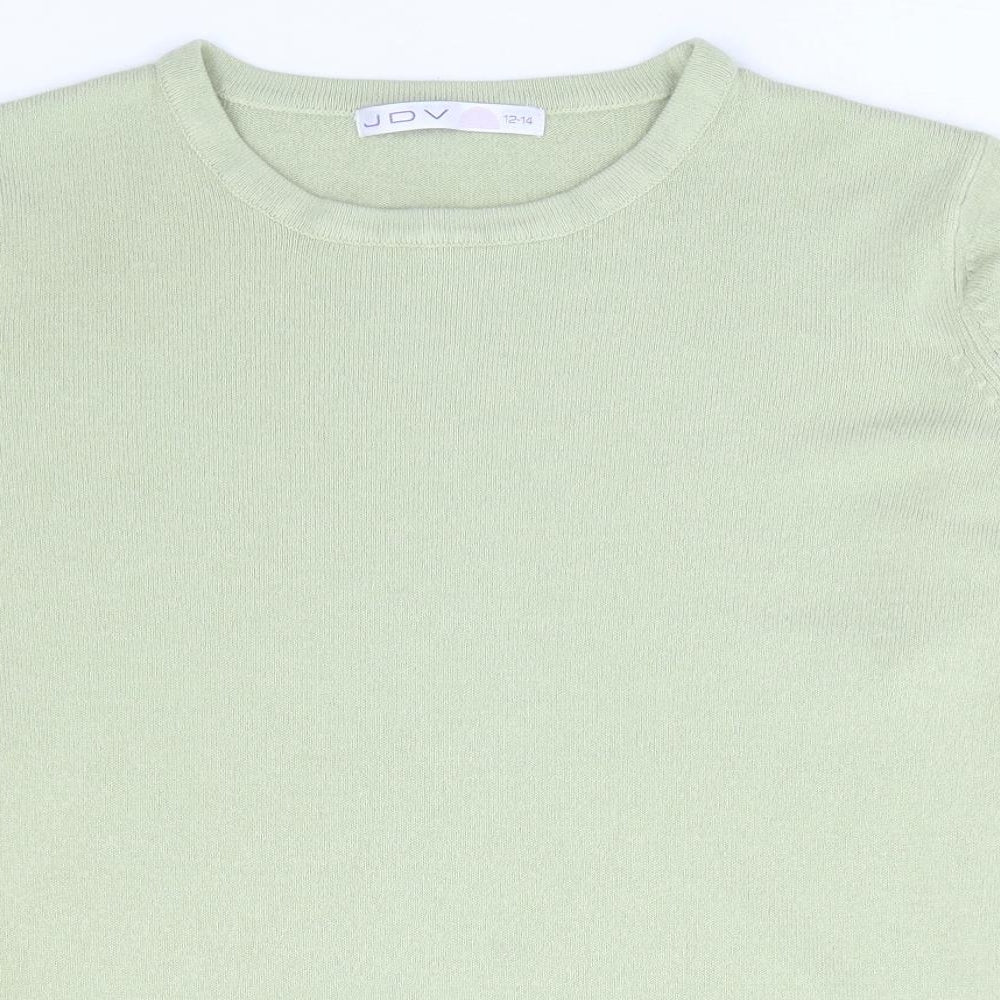 Womens UK Size 12 JDV Green Pullover Jumper