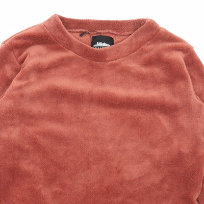 City Comfort Womens Pink Polyester Pullover Sweatshirt Size S Pullover