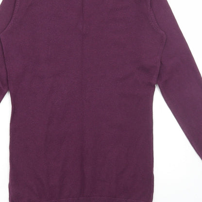 Womens UK Size S H&M Purple Pullover Jumper