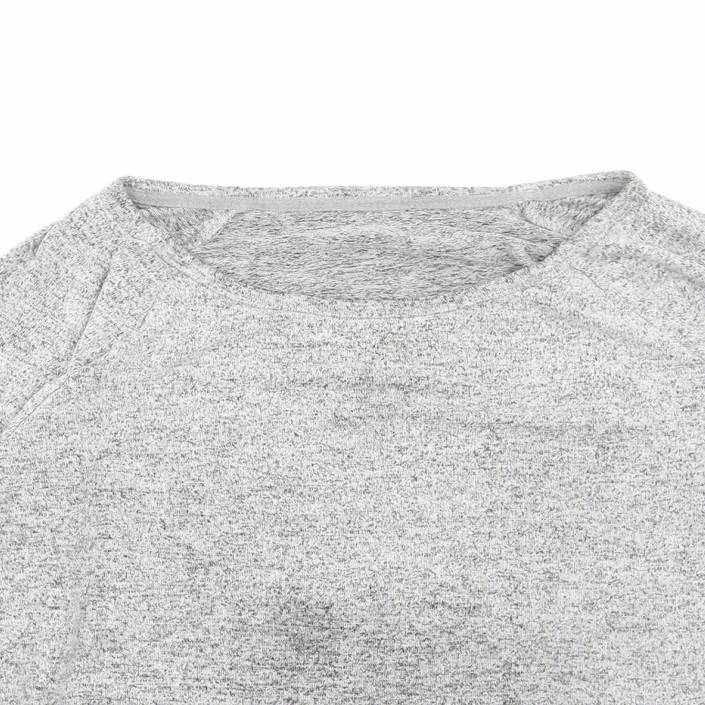Primark Womens Grey Boat Neck Viscose Pullover Jumper Size M