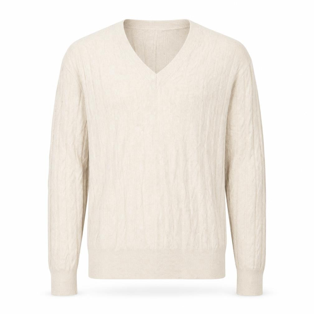 Mens UK Size XL Marks and Spencer Beige Pullover Jumper