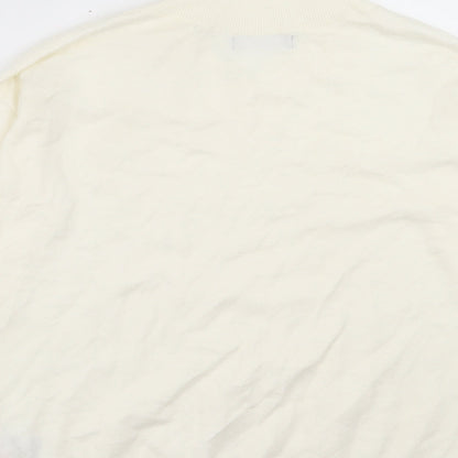 Womens UK Size S Marks and Spencer Ivory Pullover Jumper