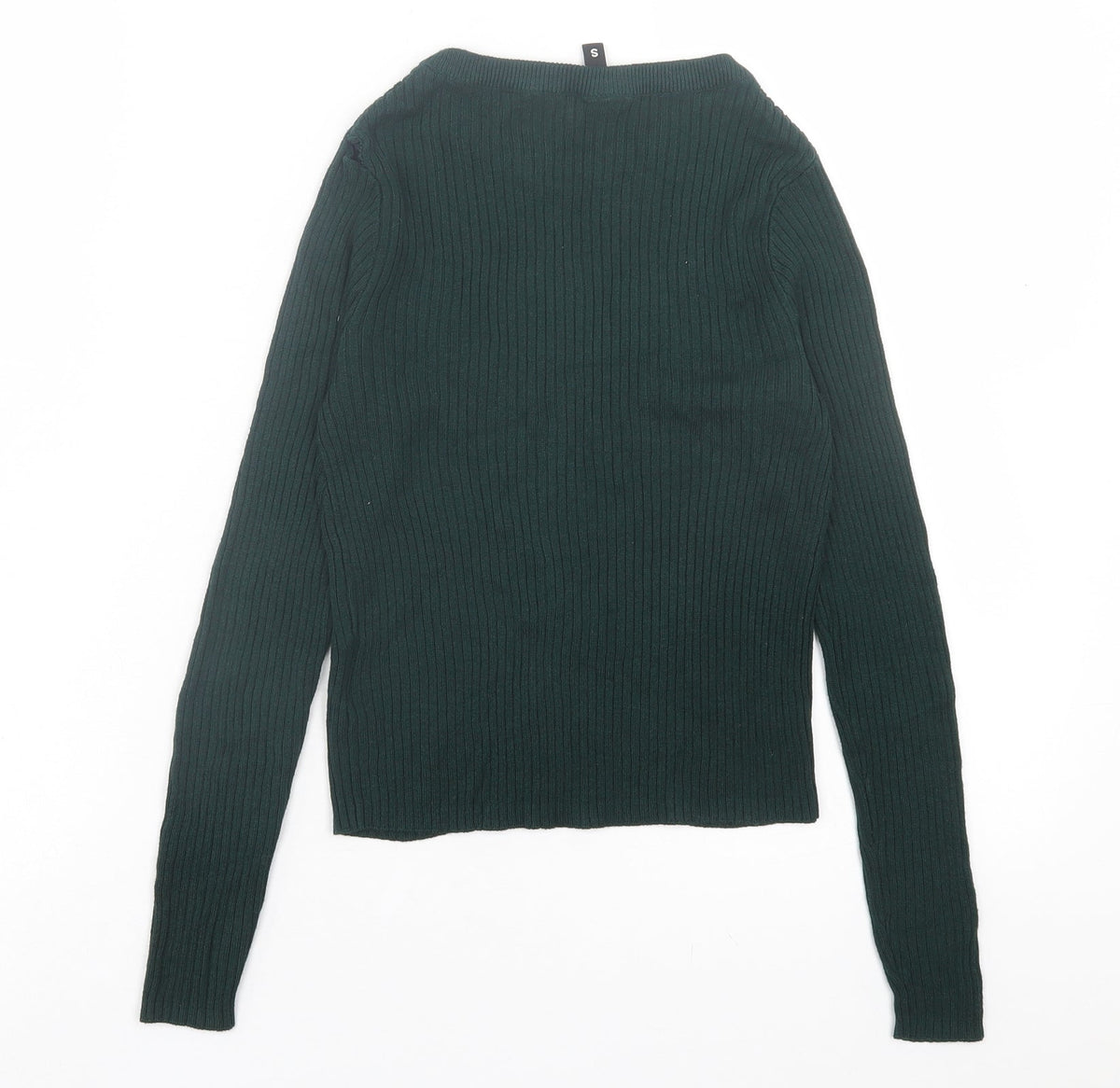 Womens UK Size S H&M Green Pullover Jumper