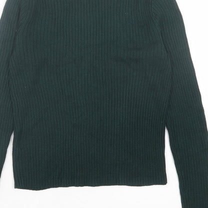 Womens UK Size S H&M Green Pullover Jumper