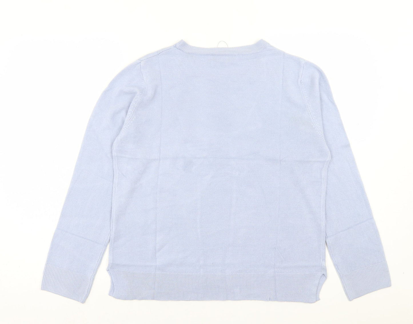 Womens UK Size 14 Marks and Spencer Blue Pullover Jumper