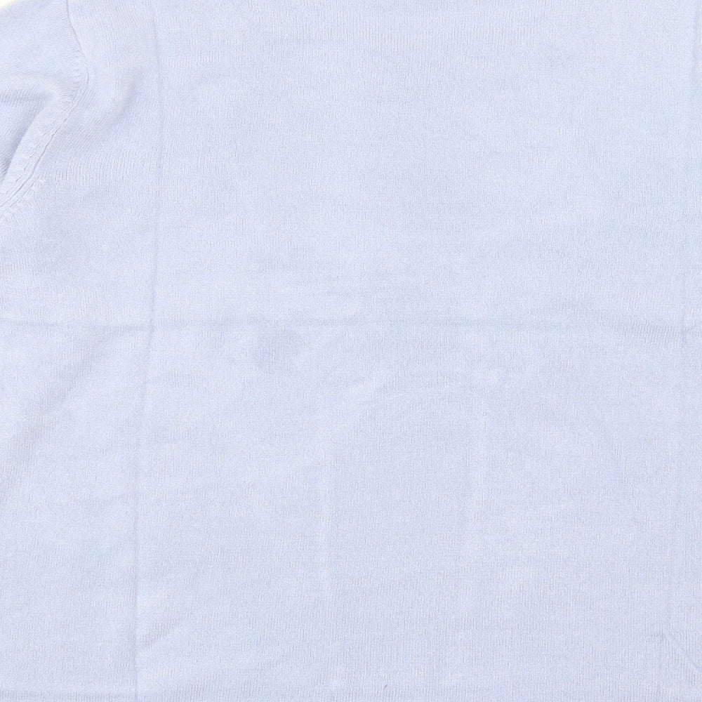 Womens UK Size 14 Marks and Spencer Blue Pullover Jumper