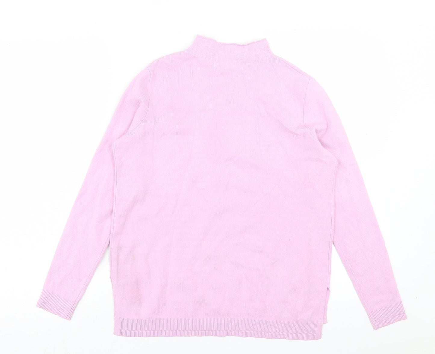 Womens UK Size 10 Marks and Spencer Purple Pullover Jumper