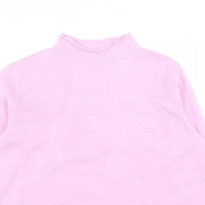 Womens UK Size 10 Marks and Spencer Purple Pullover Jumper