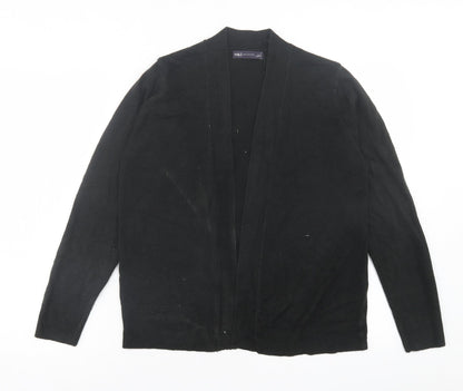 Marks and Spencer Womens Black V-Neck Acrylic Cardigan Jumper Size M