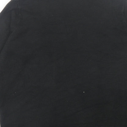 Marks and Spencer Womens Black V-Neck Acrylic Cardigan Jumper Size M