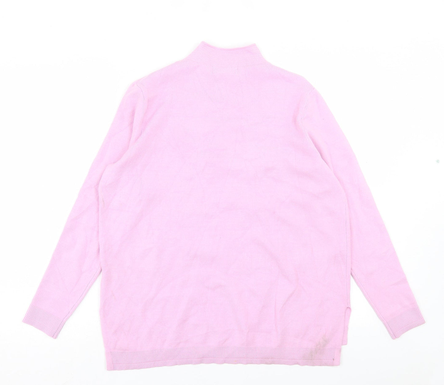 Womens UK Size 14 Marks and Spencer Purple Pullover Jumper
