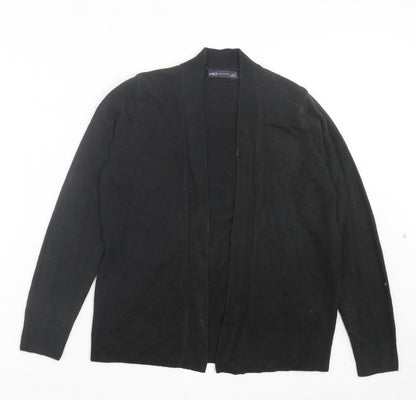 Womens UK Size M Marks and Spencer Black Cardigan Jumper