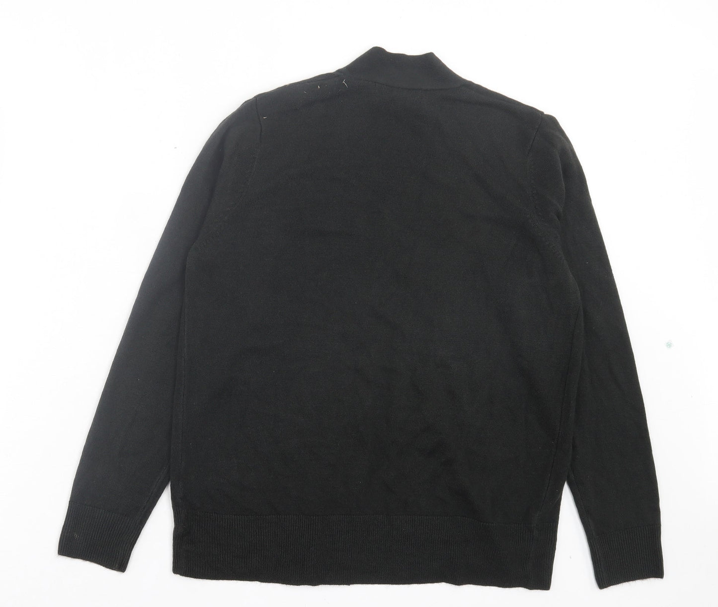 Womens UK Size M Marks and Spencer Black Cardigan Jumper