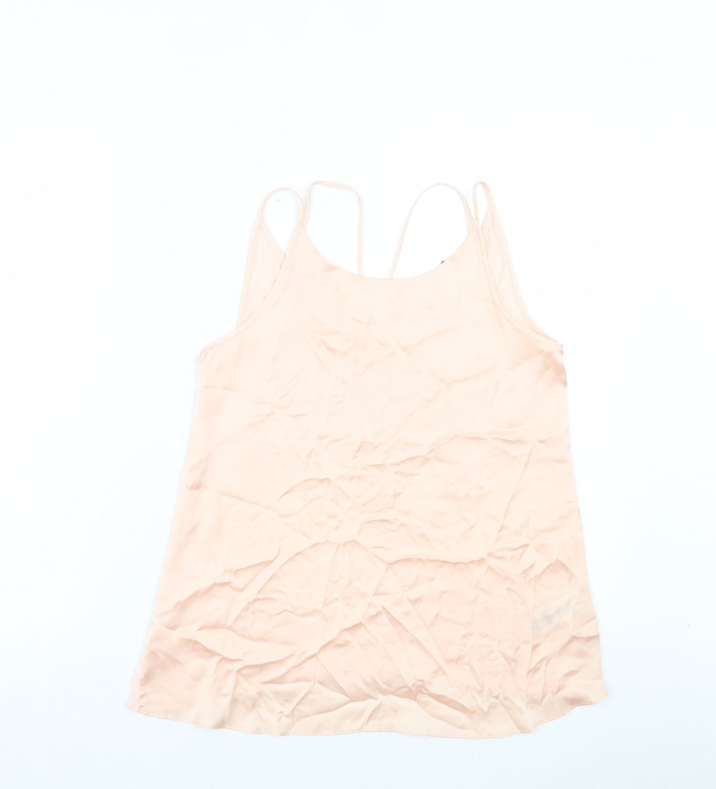 Womens UK Size 8 Marks and Spencer Pink Basic Tank