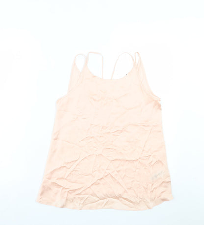 Womens UK Size 8 Marks and Spencer Pink Basic Tank