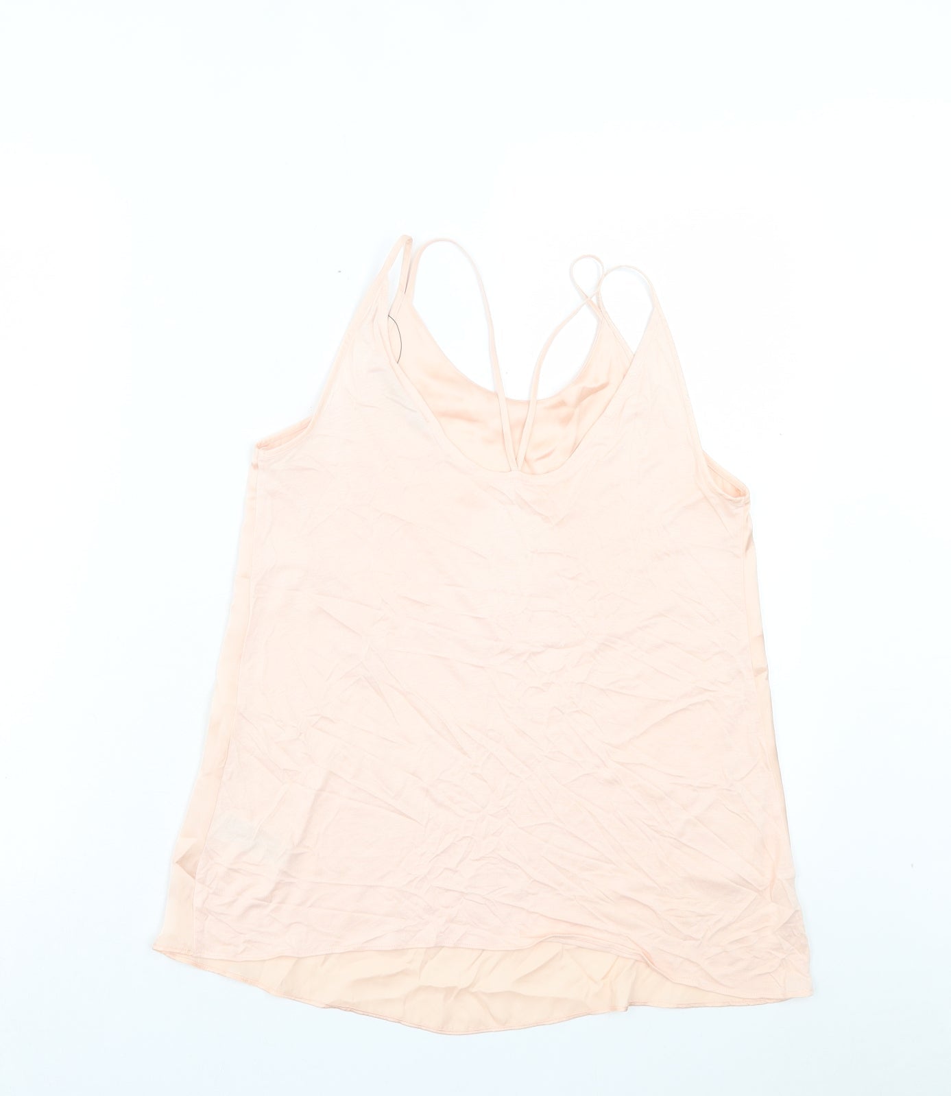 Womens UK Size 8 Marks and Spencer Pink Basic Tank
