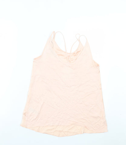Womens UK Size 8 Marks and Spencer Pink Basic Tank