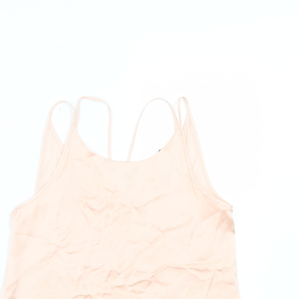 Womens UK Size 8 Marks and Spencer Pink Basic Tank