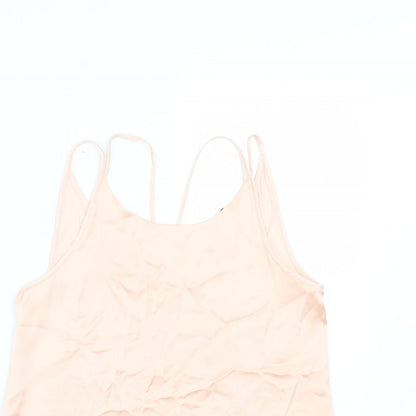 Womens UK Size 8 Marks and Spencer Pink Basic Tank