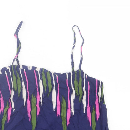 Womens UK Size 8 Warehouse Multicoloured Camisole Tank
