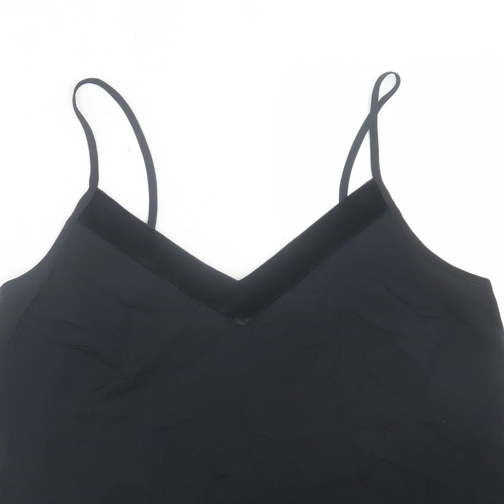 Womens UK Size 12 Marks and Spencer Black Basic Tank