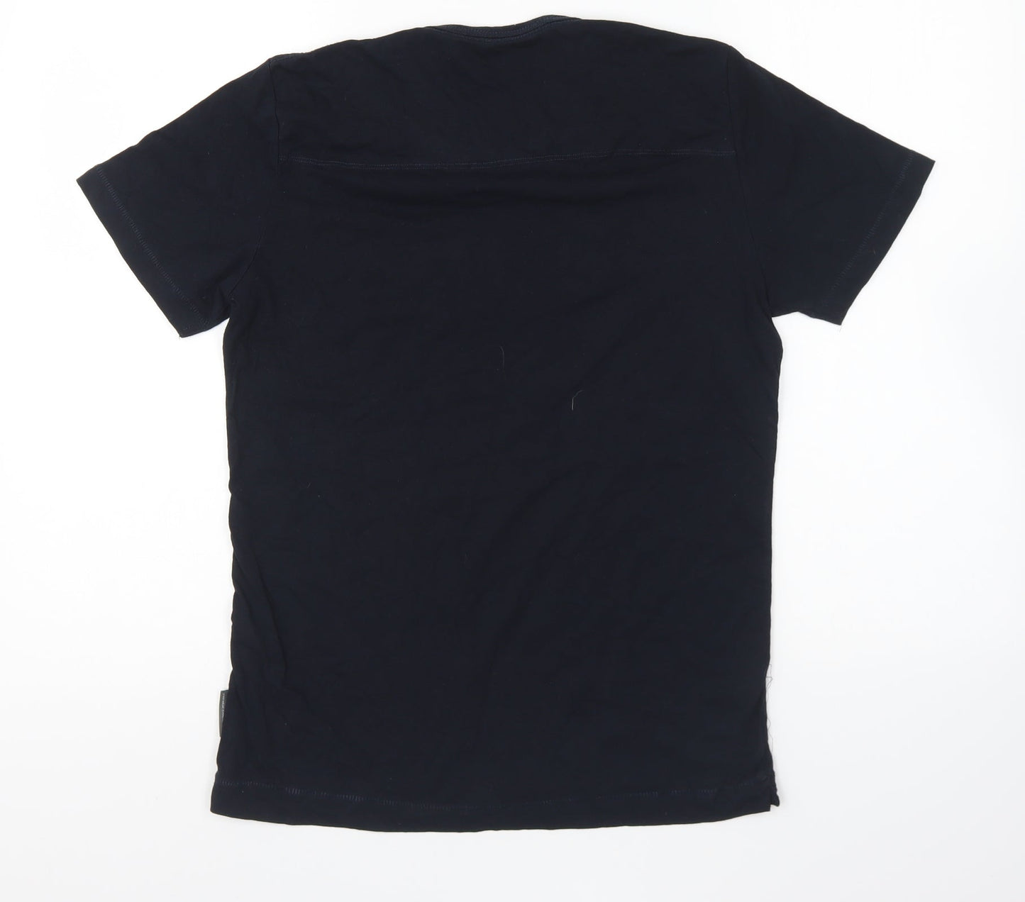 Womens UK Size S French Connection Blue Basic T-Shirt