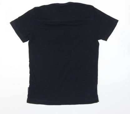 Womens UK Size S French Connection Blue Basic T-Shirt