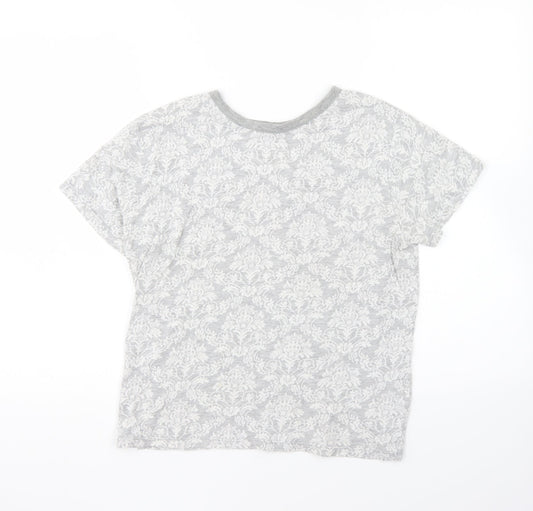 Womens UK Size 14 Atmosphere Grey Basic T-Shirt