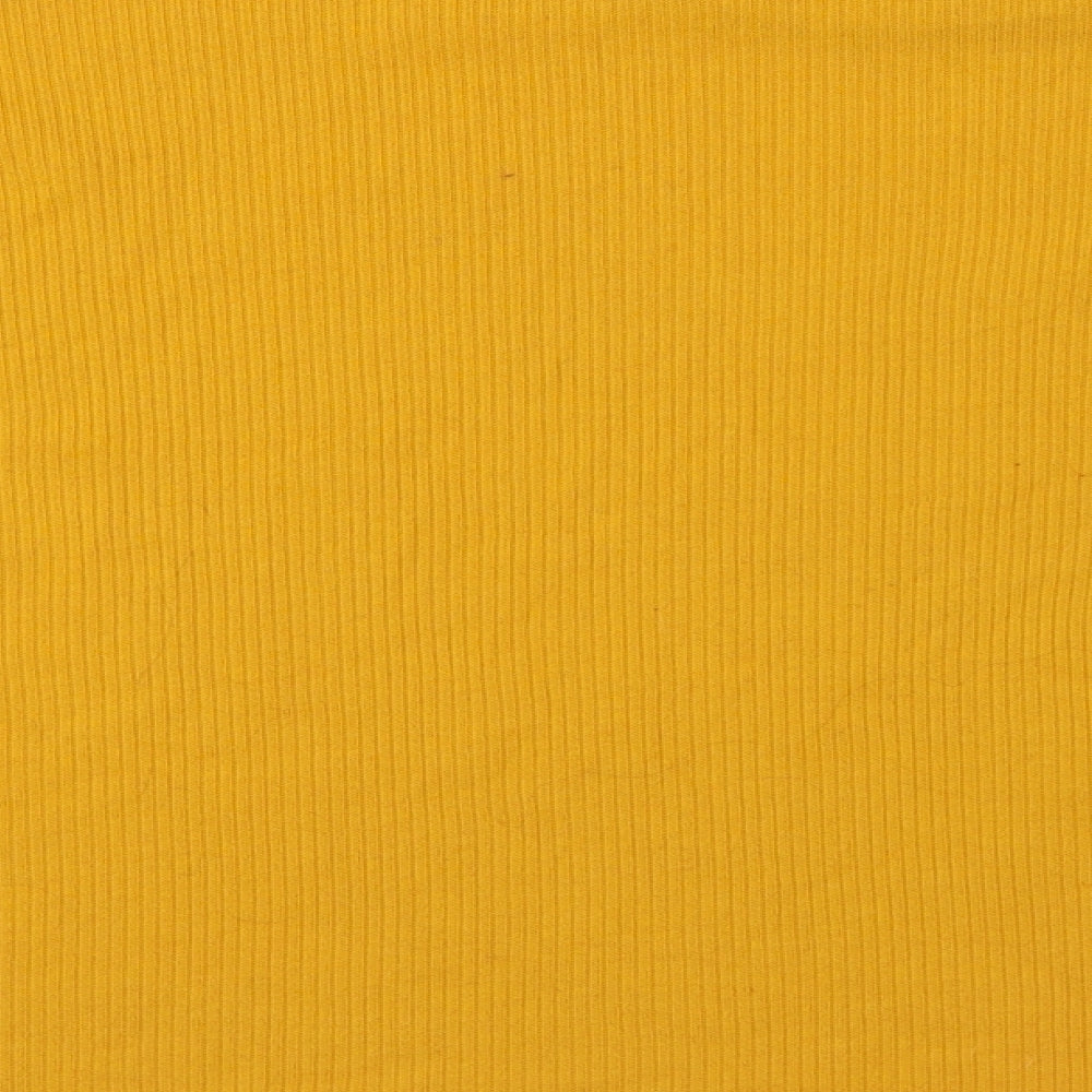 Womens UK Size L Divided Yellow Pullover Jumper