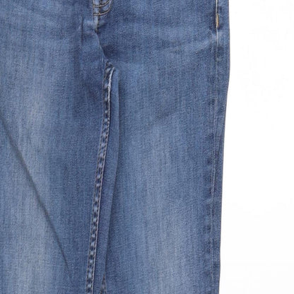 FC Jeans Womens Blue Cotton Skinny Jeans Size 6 L28 in Regular Button
