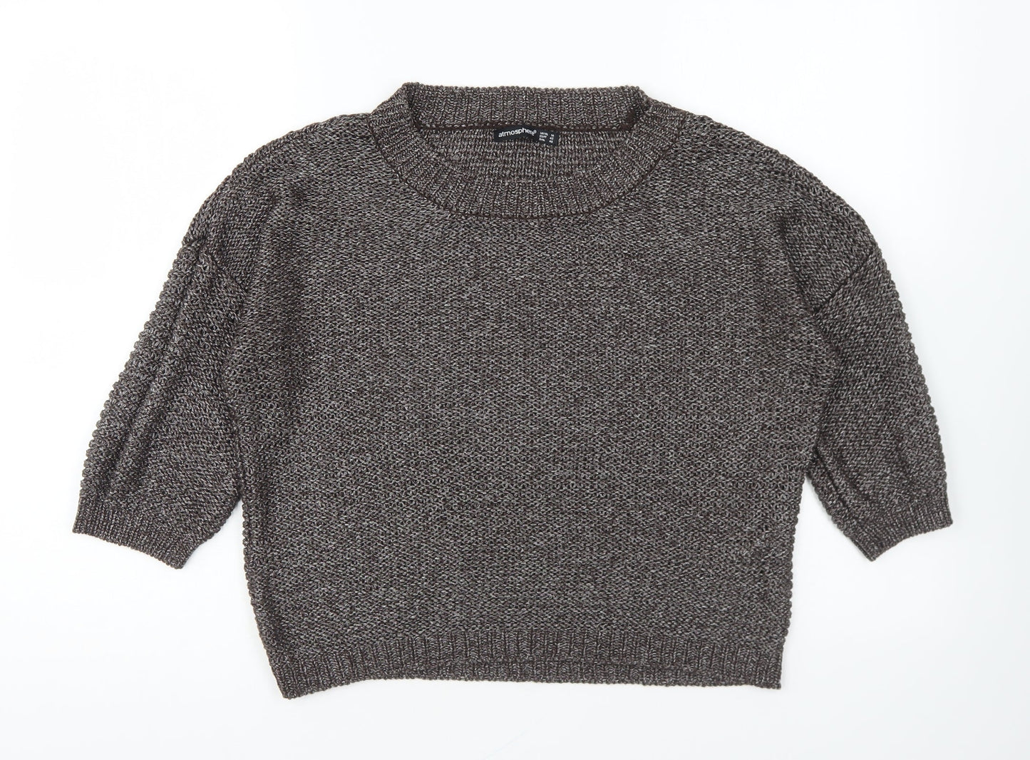 Womens UK Size 14 Atmosphere Brown Pullover Jumper