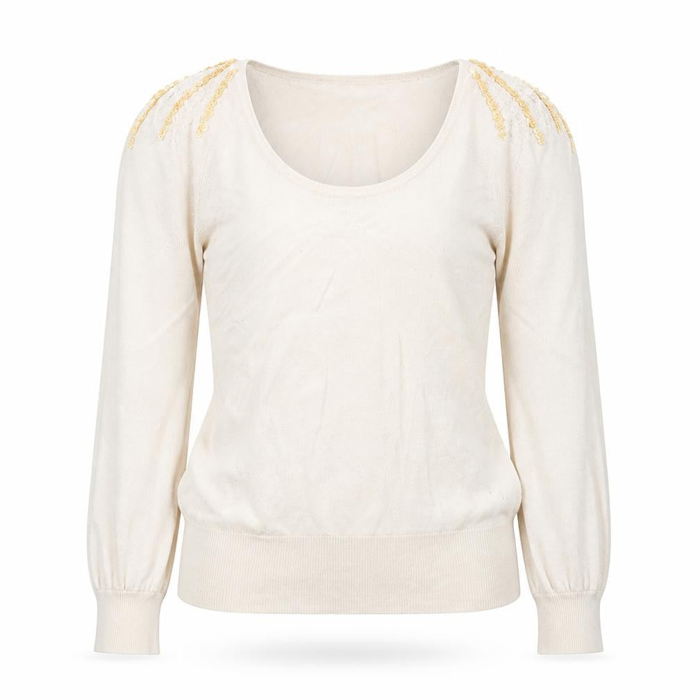 Womens UK Size 14 Atmosphere Beige Pullover Jumper