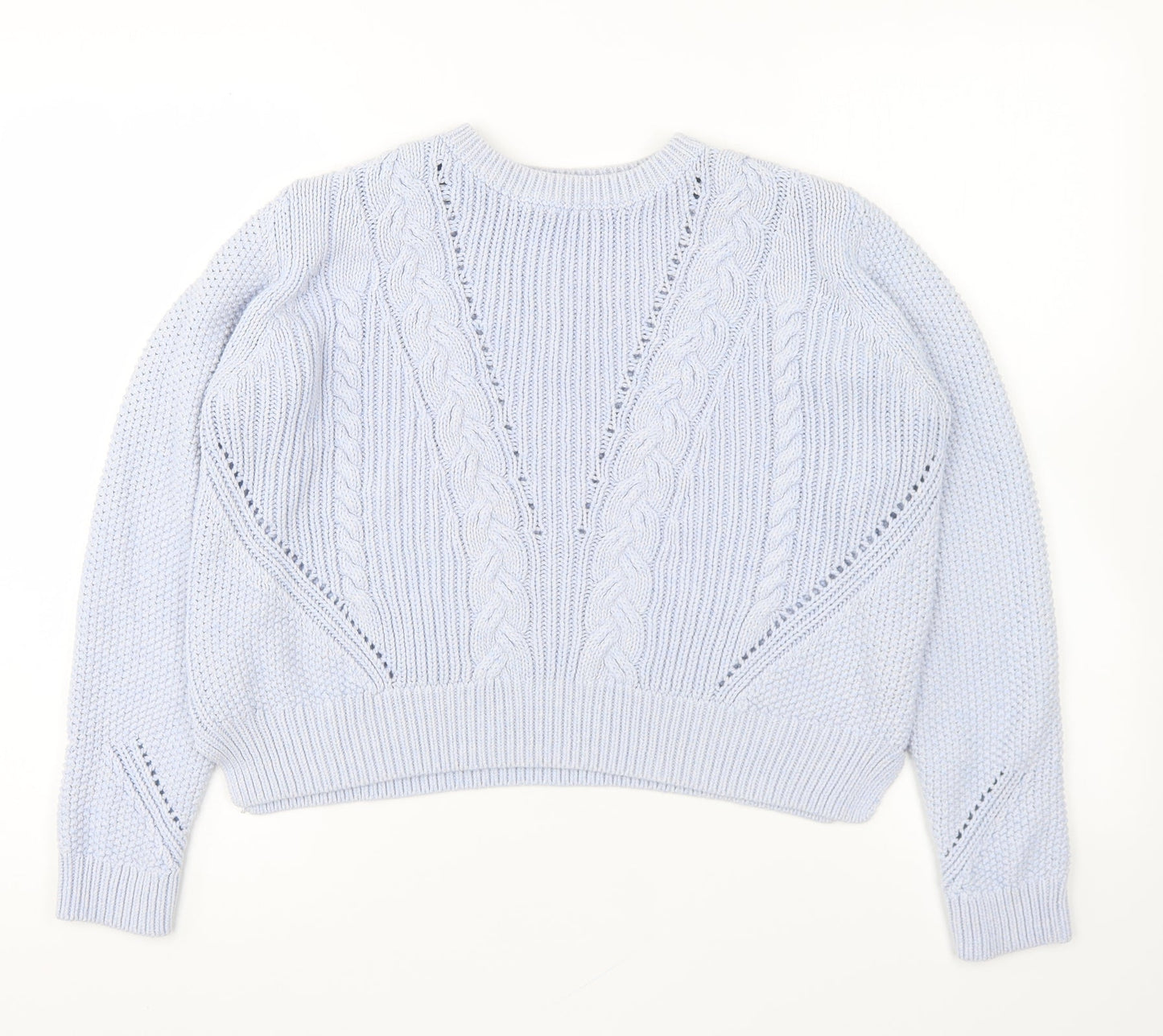 Womens UK Size 16 Marks and Spencer Blue Pullover Jumper