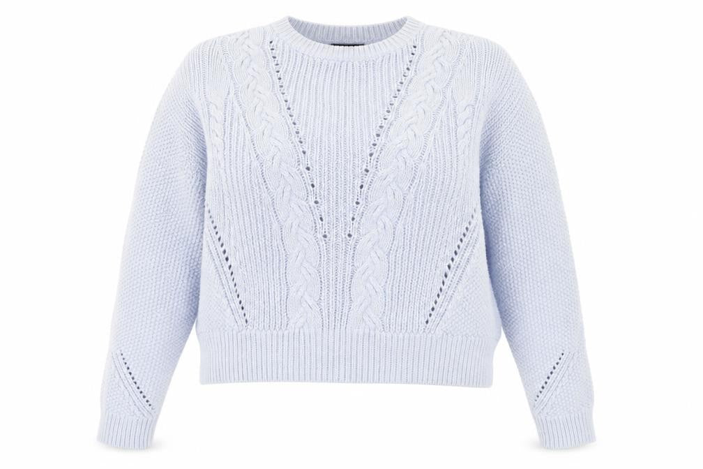 Womens UK Size 16 Marks and Spencer Blue Pullover Jumper