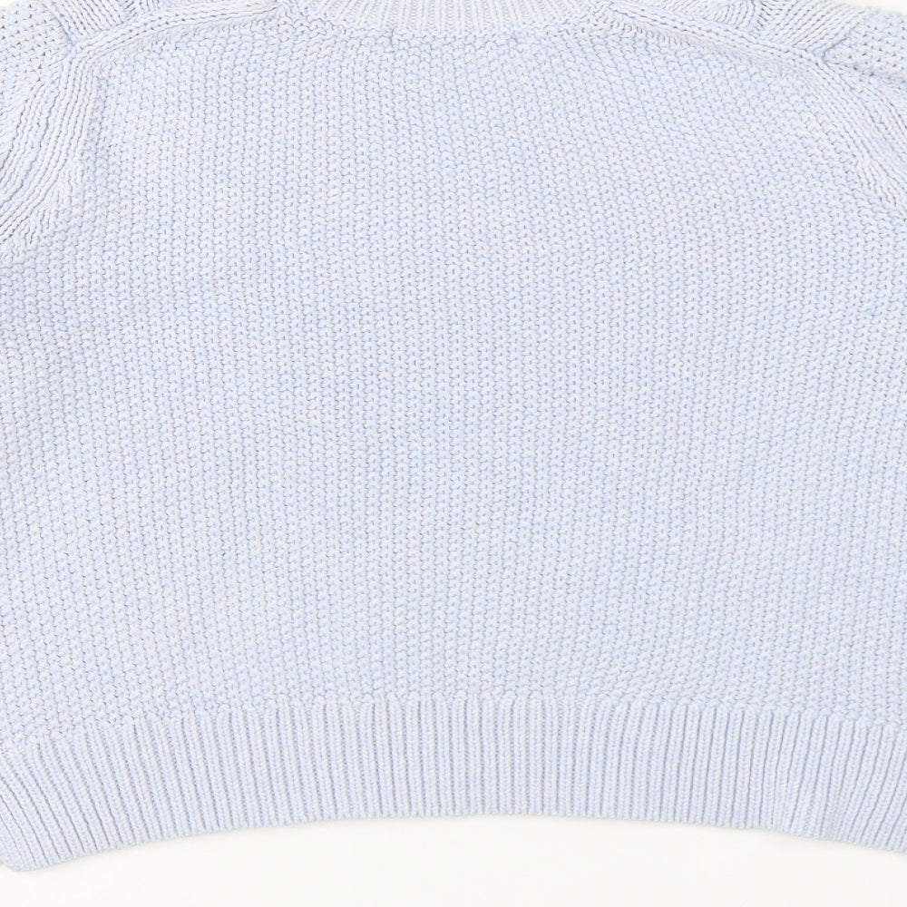 Womens UK Size 16 Marks and Spencer Blue Pullover Jumper