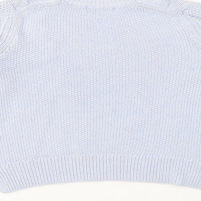 Womens UK Size 16 Marks and Spencer Blue Pullover Jumper