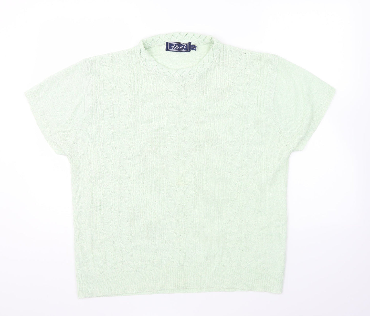 Womens UK Size L Akal Green Pullover Jumper