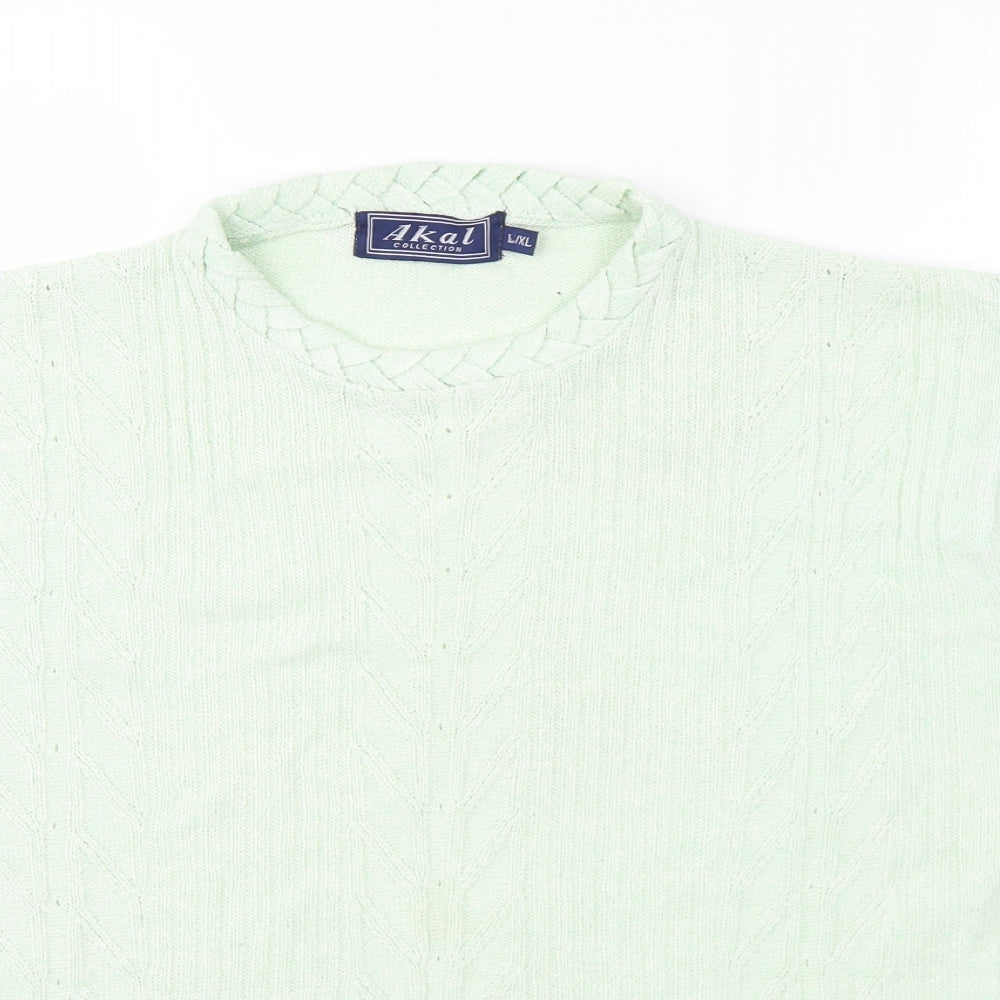 Womens UK Size L Akal Green Pullover Jumper