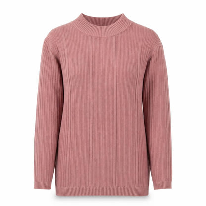 Peacocks Womens Pink Crew Neck Viscose Pullover Jumper Size 8