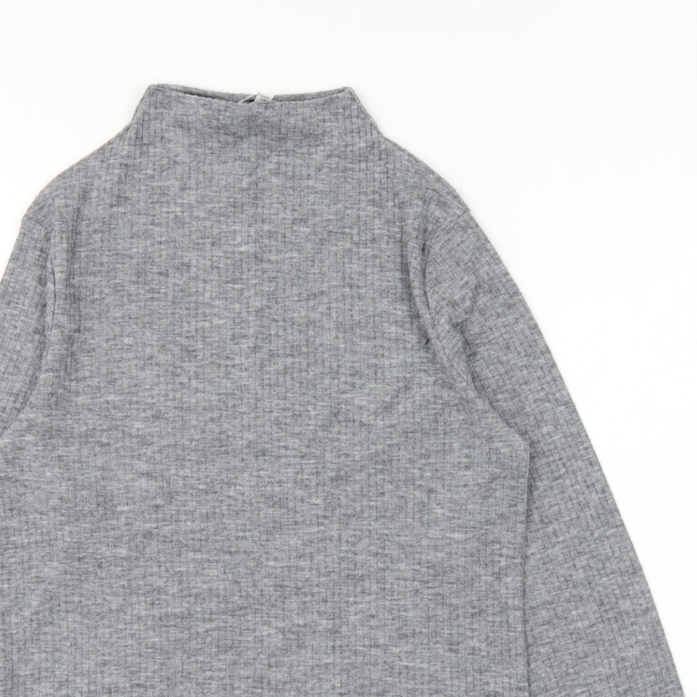 Womens UK Size 10 River Island Grey Pullover Jumper