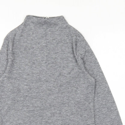 Womens UK Size 10 River Island Grey Pullover Jumper